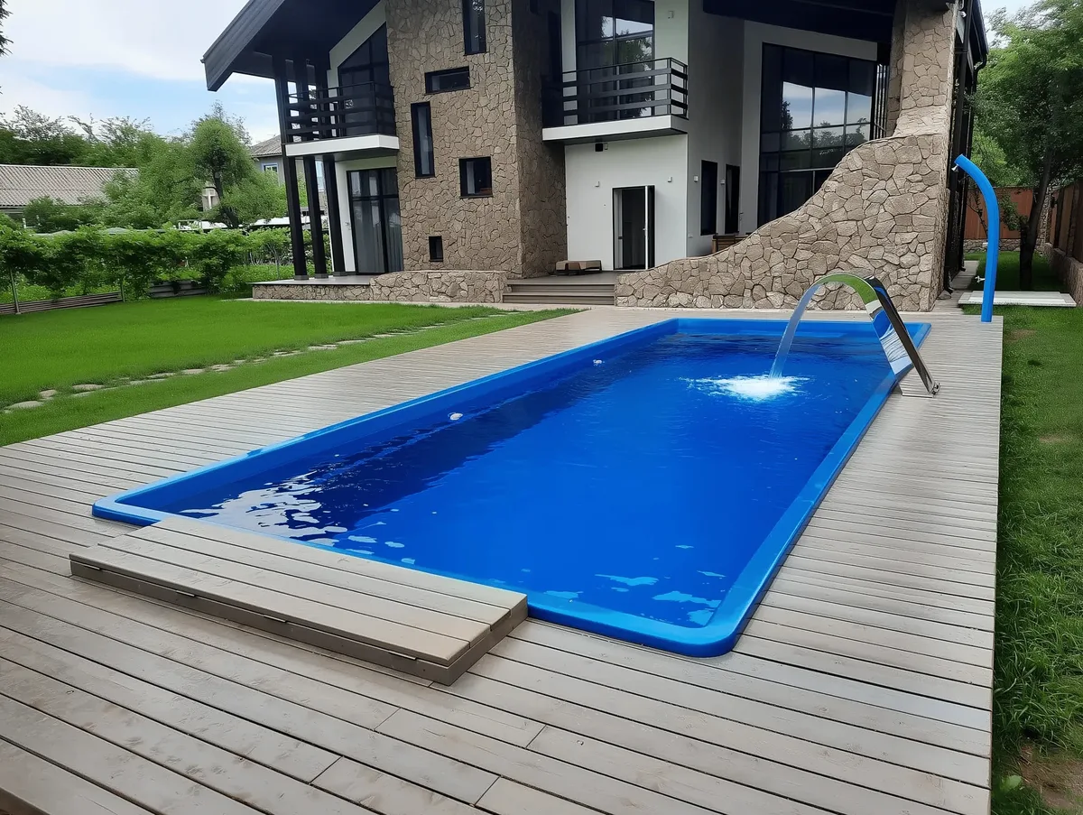 Композитный бассейн Laguna 9 — вид сверху в Жуковском