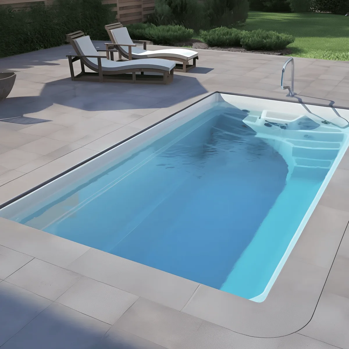 Композитный бассейн Laguna 5 — вид сверху в Жуковском