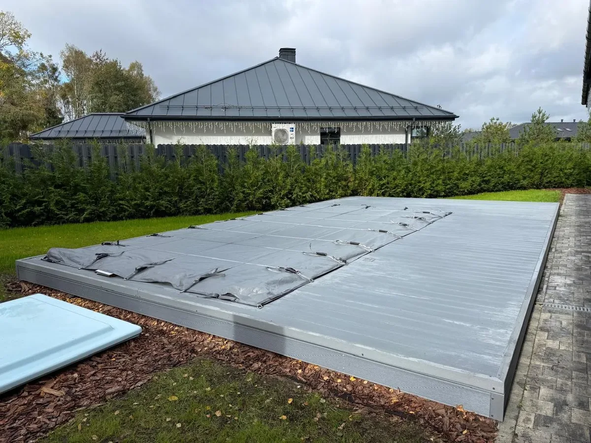 Покрывало Laguna Cover Mesh — установка в Жуковском