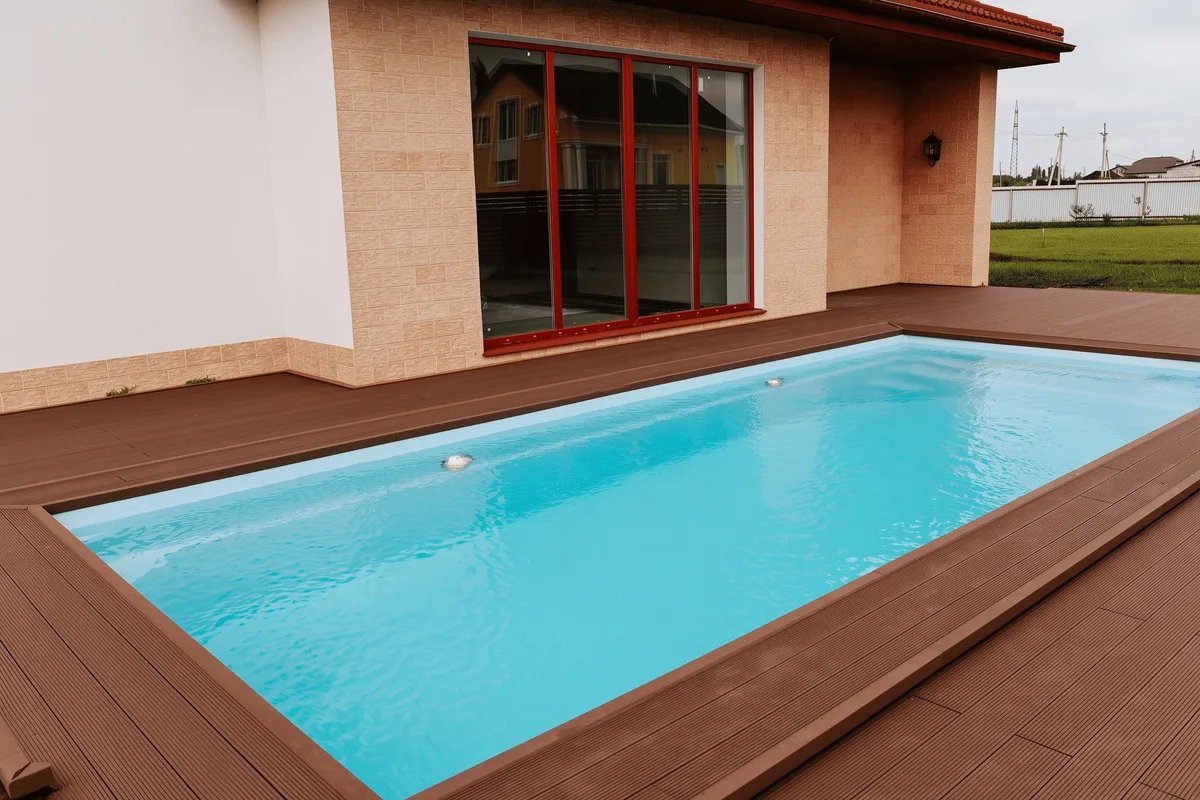 Композитный бассейн Laguna 8 — вид сверху в Жуковском